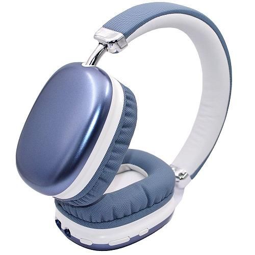 Наушники накладные Bluetooth Вид 1 голубой