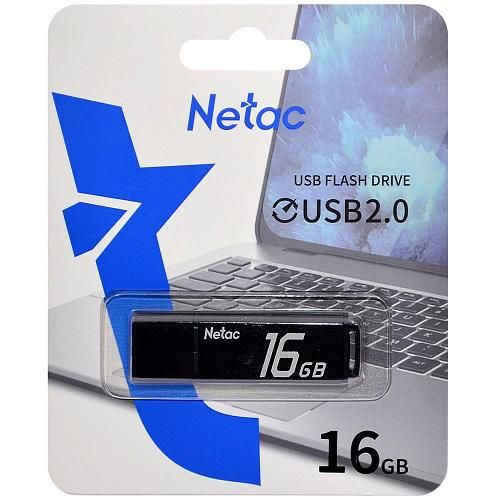 16GB USB 2.0 Flash Drive NETAC U351 черный (NT03U351N-016G-20BK)