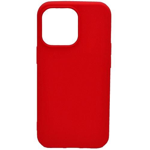 Чехол - накладка совместим с iPhone 13 Pro (6.1") YOLKKI Alma силикон матовый красный (1мм)