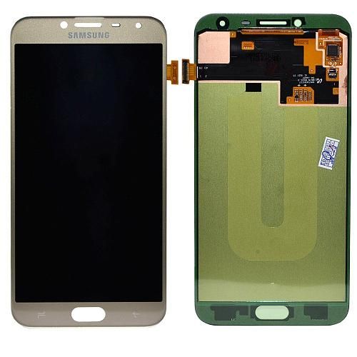 Дисплей совместим с Samsung SM-J400F/Galaxy J4 + тачскрин золото Oриг 100%-