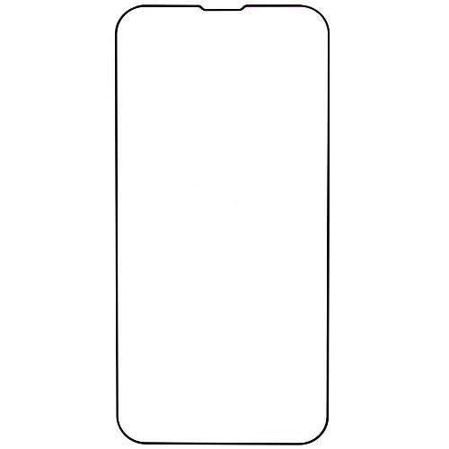 Защитное стекло совместим с iPhone 13/13 Pro/14 YOLKKI Progress 2,5D с рамкой черное /в упаковке/