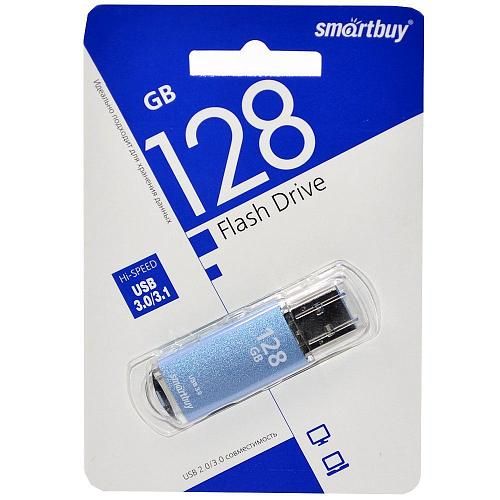 128GB USB 3.0 Flash Drive SmartBuy V-Cut синий (SB128GBVC-B3)