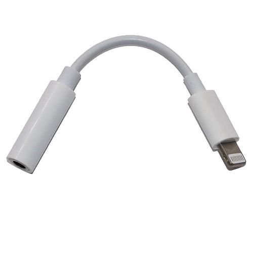 Переходник для наушников Apple 8 pin/ lightning - mini-jack 3.5 (F) (работает через Bluetooth) /в коробке/