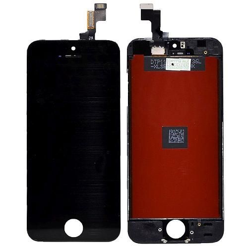 Дисплей совместим с iPhone 5S + тачскрин + рамка черный LongTeng AA