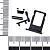 компл кн iph7-7plus on-off-vol-mute черн матов