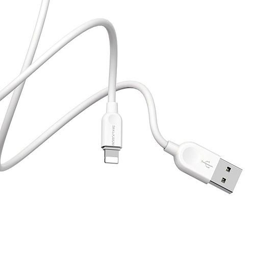 Кабель USB - Lightning 8-pin BOROFONE BX14 белый (3м)