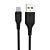 Кабель USB - micro USB DENMEN D01V черный (1м)