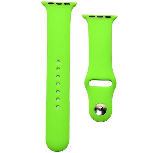 Ремешок совместим с Apple Watch (38/40/41 мм) силикон ML зеленый