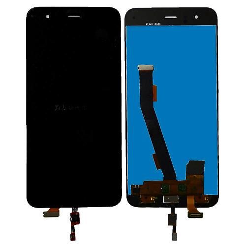 Дисплей совместим с Xiaomi Mi 6 + тачскрин черный (матрица orig) со сканером отпечатка пальца