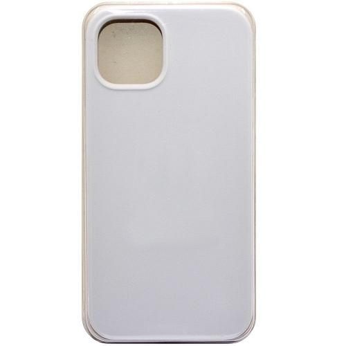 Чехол - накладка совместим с iPhone 13 (6.1") "Soft Touch" белый 10 /с логотипом/