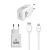 СЗУ micro USB 1,0A (провод разъемный) YOLKKI YH-10M белый