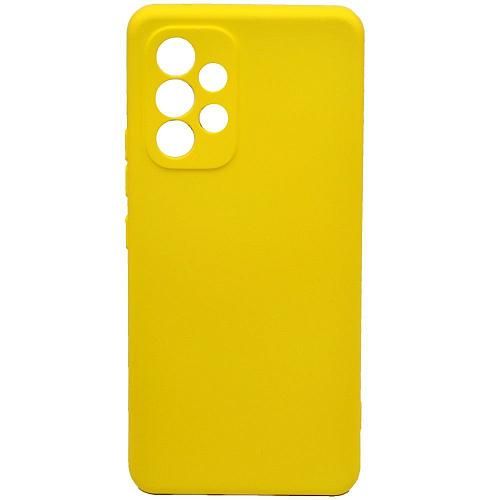 Чехол - накладка совместим с Samsung Galaxy A33 5G YOLKKI Rivoli силикон желтый