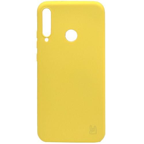 Чехол - накладка совместим с Honor 9C/Huawei P40 Lite E/Y7P YOLKKI Rivoli силикон желтый 