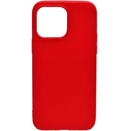 Чехол - накладка совместим с iPhone 14 Pro YOLKKI Alma силикон матовый красный (1мм)