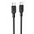Кабель USB-C - USB-C  3А, PD 60W, 1m  BOROFONE BX113 черн.