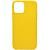 Чехол - накладка совместим с iPhone 12/12 Pro (6.1") YOLKKI Alma силикон матовый желтый (1мм)