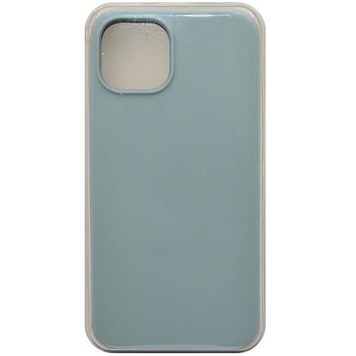 Чехол - накладка совместим с iPhone 14 (6.1") "Soft Touch" пыльно-мятный 17 /с логотипом/повреждена упаковка/