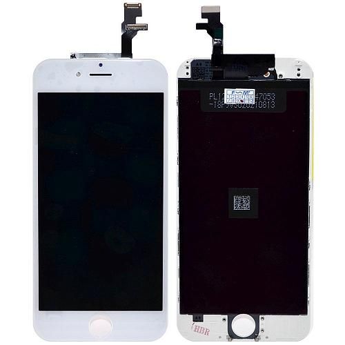 Дисплей совместим с iPhone 6 + тачскрин + рамка белый Xiongmao AA