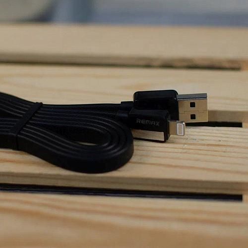 Кабель USB - Lightning 8-pin REMAX Platinum Pro RC-154i черный (1м) /2,4A/