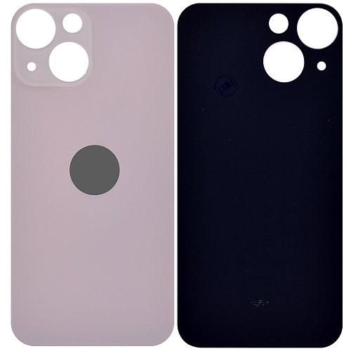 Стекло задней крышки совместим с iPhone 13 mini orig Factory розовый /увеличенный вырез камеры/