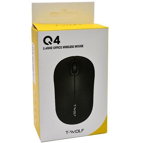 Мышь беспроводная T-WOLF Q4 черный