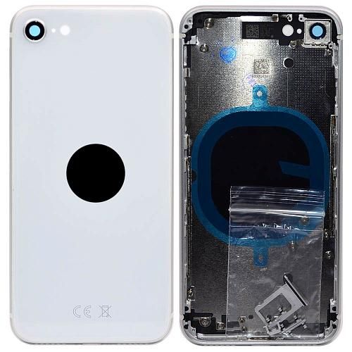 Задняя крышка совместим с iPhone SE 2020 High Quality серебро