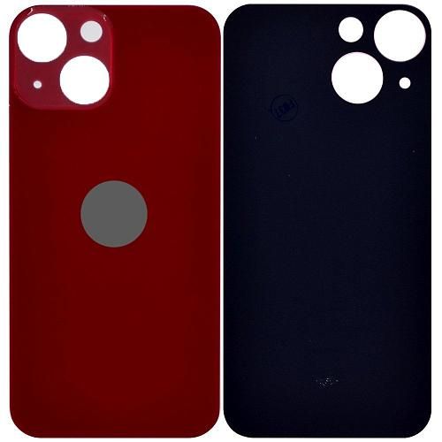 Стекло задней крышки совместим с iPhone 13 mini orig Factory красный /увеличенный вырез камеры/
