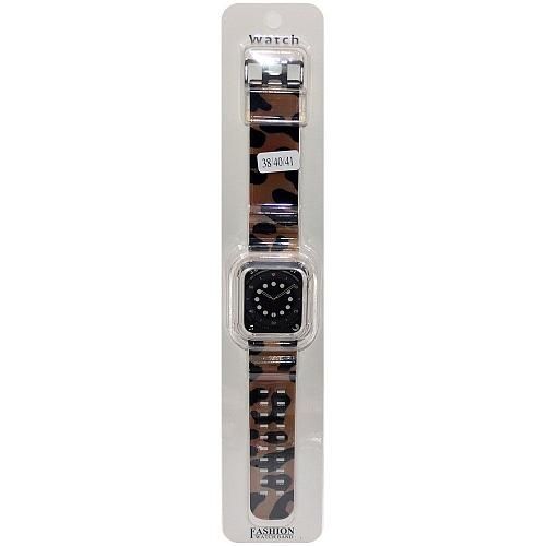 Ремешок совместим с Apple Watch (38/40/41 мм) "Print " Вид 4 /блистер/