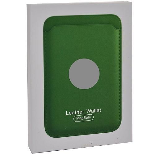 Кардхолдер MagSafe зеленый с логотипом