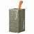 Аккумулятор внешний 60000mA REMAX Container RPP-609 (4USB выход 2,1A, 2USB-C, QC 3.0, PD 20W+22.5W) зеленый