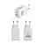 СЗУ USB-C 2,4A YOLKKI YH-31 (USB, TYPE-C, Power Delivery) белый