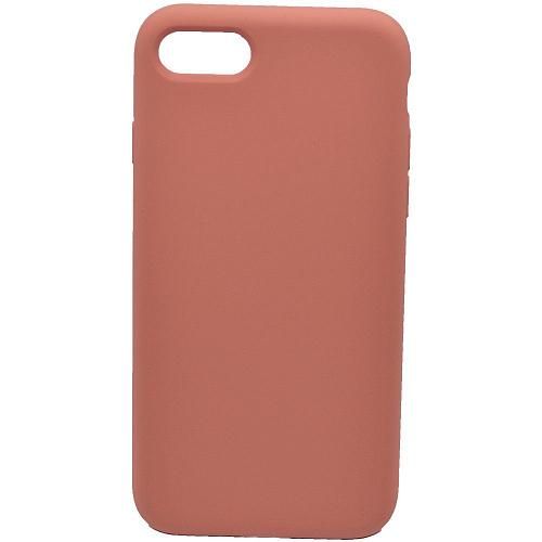 Чехол - накладка совместим с iPhone 7/8 "Soft Touch" персиковый /без лого/