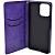 Чехол - книжка совместим с Xiaomi Redmi 12 YOLKKI Wellington фиолетовый