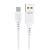 Кабель USB - micro USB DENMEN D01V белый (1м)