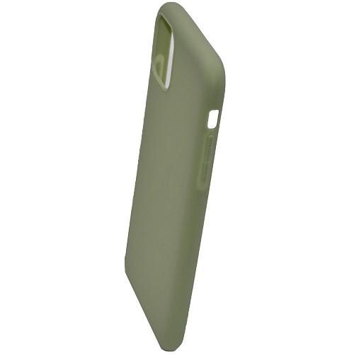 Чехол - накладка совместим с iPhone 11 (6.1") YOLKKI Alma силикон матовый зеленый (1мм)
