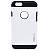 Чехол - накладка совместим с iPhone 6/6S ARMOR SLIM "С вырезом под логотип" пластик белый
