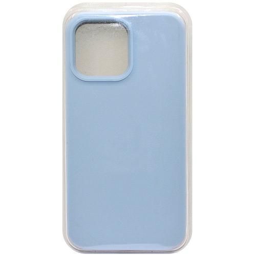 Чехол - накладка совместим с iPhone 12 Pro Max (6.5") "Soft Touch" пыльно-голубой 44 /с логотипом/