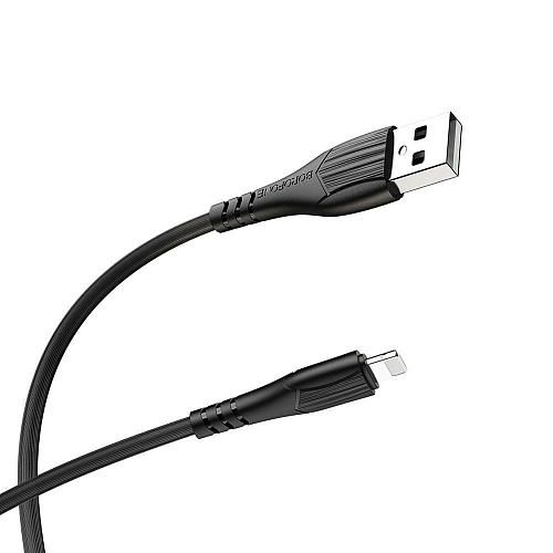 Кабель USB - Lightning 8-pin BOROFONE BX37 черный (1м)