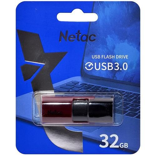 32GB USB 3.0 Flash Drive NETAC U182 красный (NT03U182N-032G-30RE)
