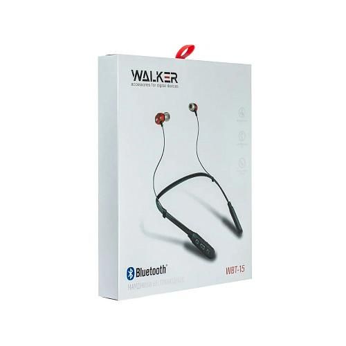 Наушники внутриканальные Bluetooth WALKER WBT-15 черный
