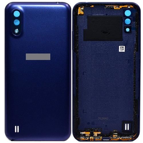 Задняя крышка совместим с Samsung SM-A015F/Galaxy A01 синий orig Factory 