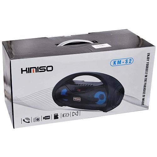 Колонка портативная Kimiso KM-S1 (BLUETOOTH, USB, Micro SD, 3,5, FM, MIC) серый