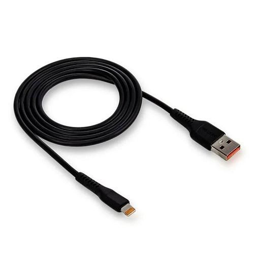 Кабель USB - Lightning 8-pin WALKER C315 черный (1м)