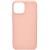 Чехол - накладка совместим с iPhone 13 mini (5.4") YOLKKI Alma силикон матовый светло-розовый (1мм)