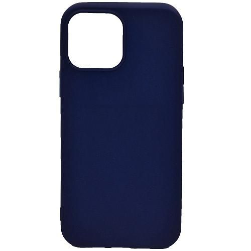 Чехол - накладка совместим с iPhone 13 Pro Max (6.7") YOLKKI Alma силикон матовый синий (1мм)