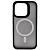 Чехол - накладка совместим с iPhone 15 Pro (6.1") "Mystery" с Magsafe пластик+силикон белый