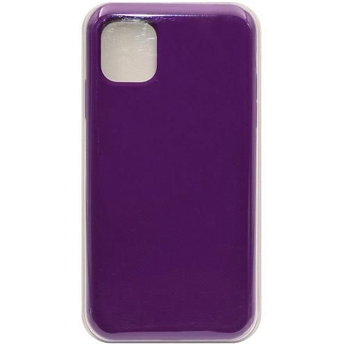 Чехол - накладка совместим с iPhone 11 Pro Max (6.5") "Soft Touch" темно-фиолетовый 30 /с логотипом/