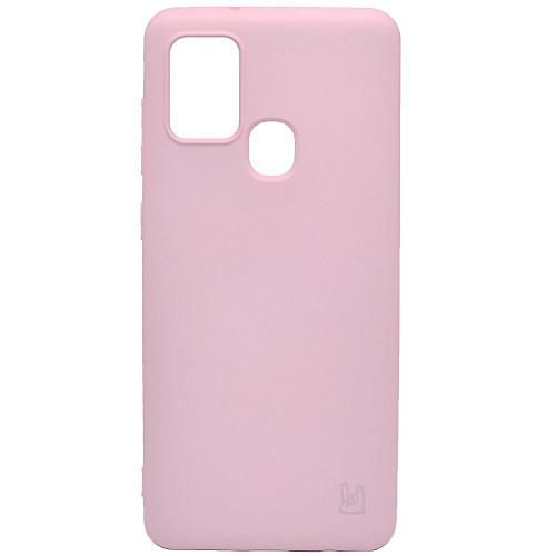 Чехол - накладка совместим с Samsung Galaxy A21s SM-A217F YOLKKI Rivoli силикон светло-розовый