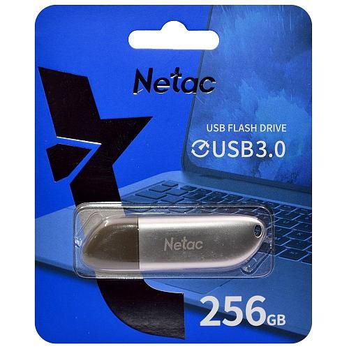 256GB USB 3.0 Flash Drive NETAC U352 серебро (NT03U352N-256G-30PN)