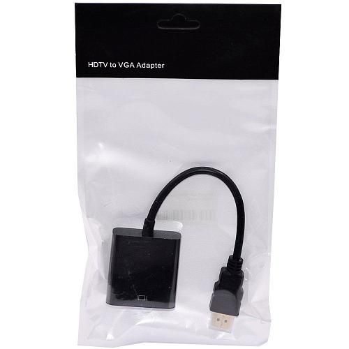 Переходник HDMI  - VGA черный 